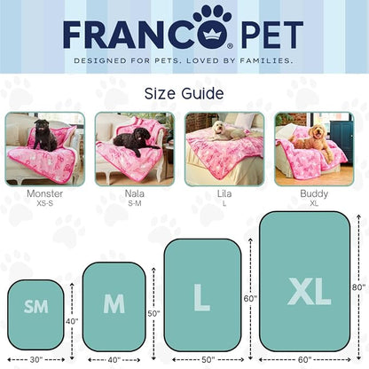 Barbie Waterproof Dog Bed Cover, XL 60x80 Pet Blanket for Furniture Bed Couch Sofa, (Officially Licensed) by Franco