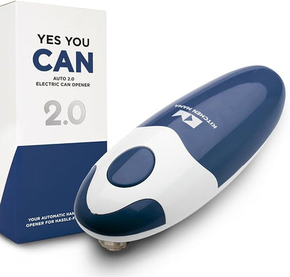 Kitchen Mama Auto 2.0 Electric Can Opener: Blade Opens Almost Any Can Pop or