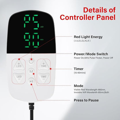 Red Light Therapy for Shoulder and Neck, Near Infrared Light for Body Upper Back