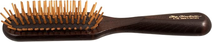 Chris Christensen Dog Brush, 20 mm Oblong, Wood Pin Series, Groom Like a Professional, Readl Wood Pins, 100% Static-Free, Redistribute Natural Oils into Coat, Reduces Painful Pulling