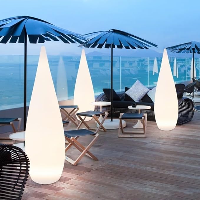 Outdoor Water Drop Lights, Waterproof Lawn Light, Courtyard Garden Terrace Atmosphere Lights, Landscape Courtyard Decorations Floor Lamps, Path Light, Modern Holiday Lamps