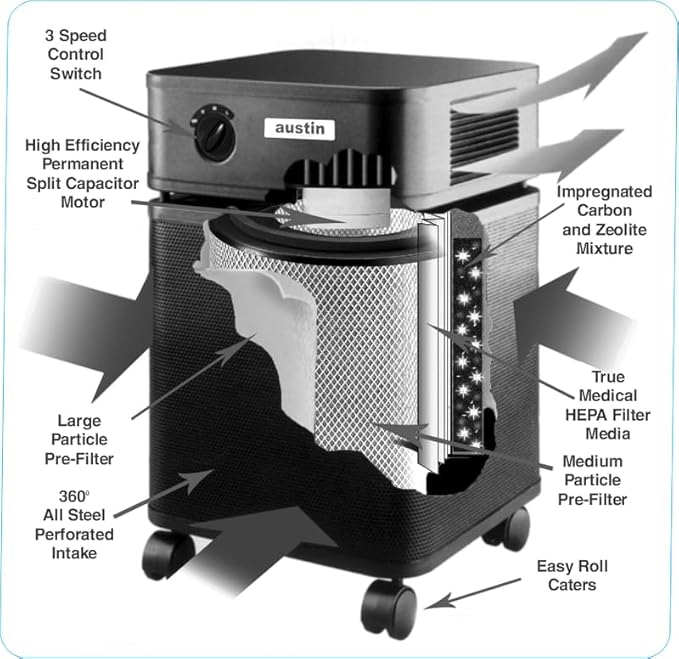 Austin Air HealthMate Plus Air Purifier, Model B450