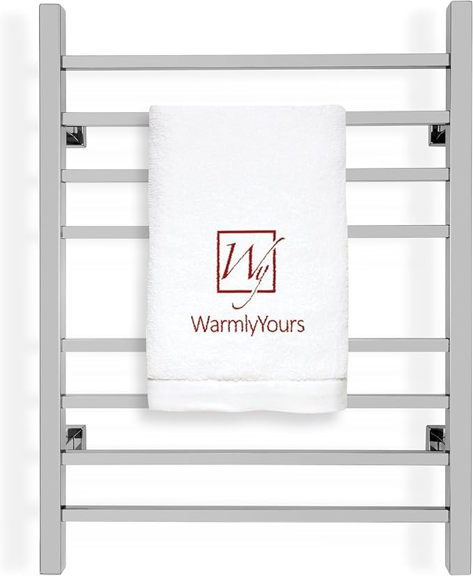 WarmlyYours Heated Towel Rack for Bathroom