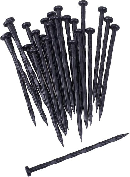 Landscape Edging Spikes, 8 inch Edging Spikes for Landscaping, Flower Gardens, Lawn (50 PC)