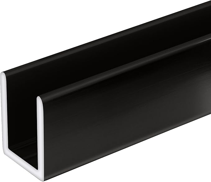 Brixwell SDCD38GM-CCP24-XCP10 Gun Metal 3/8" Fixed Panel Shower Door Deep