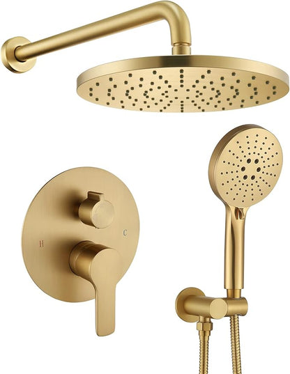Iriber Shower System Wall Mounted Shower Faucet Mixer Set