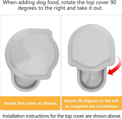 Kenond 9.5L Gravity Large Dog Feeder, Automatic Dogs Food Dispenser | Wide Mouth, Easy to Clean/ Gravity Filled/ Large Capacity/ Multi Pet Home