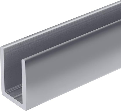 Brixwell SDCD3812BA-XCP5 Brite Anodized Frameless Shower Door Aluminum Deep