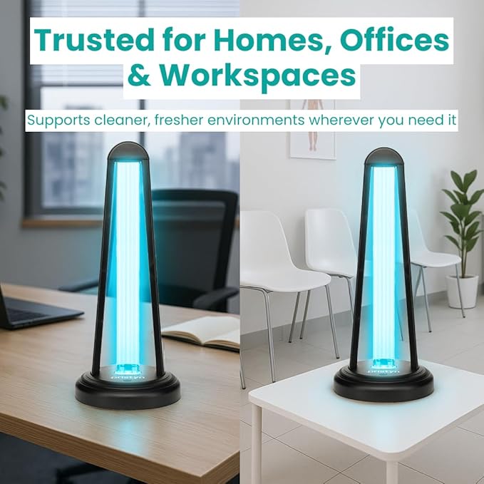 AirShield+ UV Light Sanitizer w/Spare Bulb – Premium UV Sanitizer Device