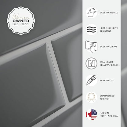 SMART TILES Peel and Stick Backsplash