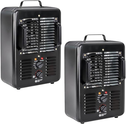 Milkhouse Space Heater, 1300W/1500W Electric Heater