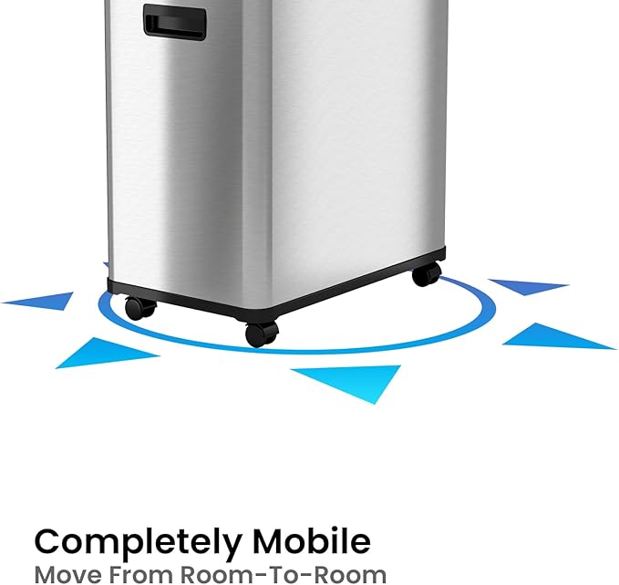 iTouchless 16 Gallon Touchless Sensor Kitchen Trash Can and Recycle Bin