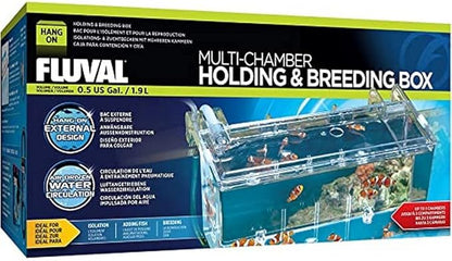 Fluval Multi-Chamber Holding and Breeding Box, Large – Up To 3 Separate Housing Compartments