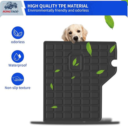 Rongtaod Back Seat Cover Protector Compatible with 2010-2024 Toyota 4Runner 5 Seats Backrest Mats Rear Seat Covers All Weather 4 Runner Accessories (Backrest Mats)