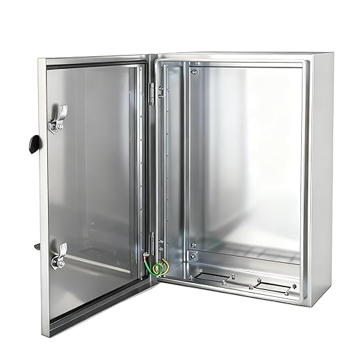 Electrical Enclosure 24x16x12, 304 Stainless Steel Enclosure IP66 Waterproof