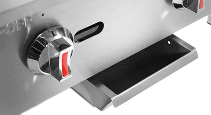 Kratos 24" Wide Commercial Countertop Griddle, Gas Hot Plate
