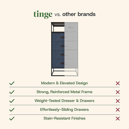 tinge Zana Premium Fabric Dresser