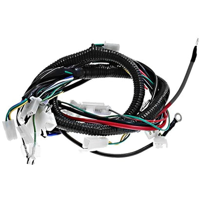 Hoypeyfiy Complete Electric Wiring Harness Wire Magneto Stator for GY6 150cc Performance Parts 4-Stroke Engine 125cc 150cc Pit Bike Scooter ATV Quad