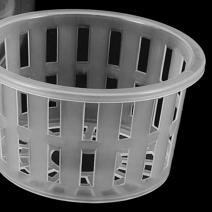 Alipis Betta Fish Bowl Aquatic Terrarium Hydroponic Planter Desktop Fish Tank with Water Propagation Basket Medium 110c for Home and Office Decor