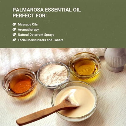Palmarosa Essential Oil Direct from Norex Flavours India