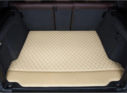 Floor Trunk Mats Custom for Auto Vehicles, Custom Fit Trunk Liner Cargo Mat Replacement- Beige