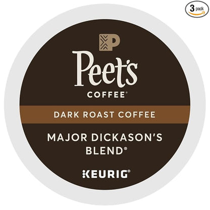 Peet's Coffee Major Dickason's Blend dark roast single serve capsules