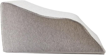 Lounge Doctor Elevating Leg Rest Wedge Pillow, Light Blue, Medium