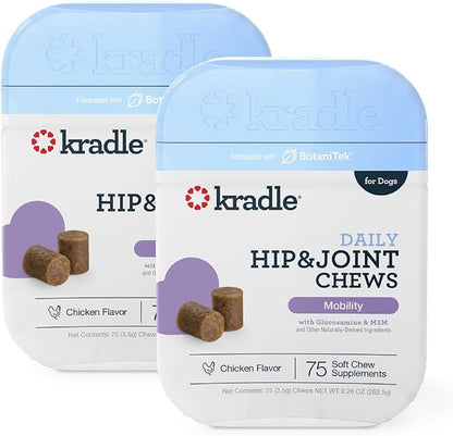 Kradle Hip & Joint Chews for Dogs