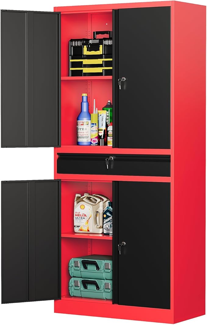 MIIIKO Metal Storage Cabinet