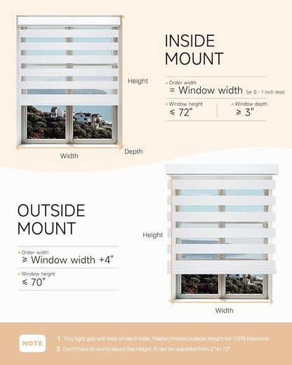 Smart Zebra Blinds for Windows, Alexa Motorized Blinds