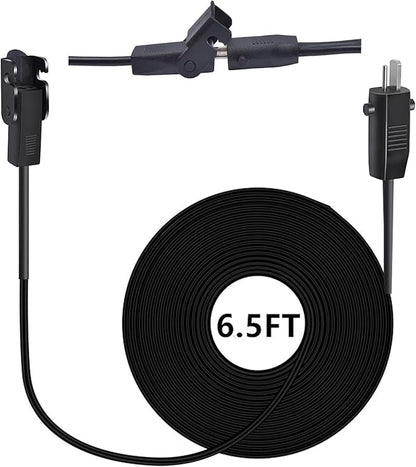 6.5 Feet 2-Pin Cable Extension Cord Replacement Power Supply Cable for Lift Chair or Power Recliner, for Okin Limoss Lazy boy Pride Catnapper Lift Chair or Power Recliner