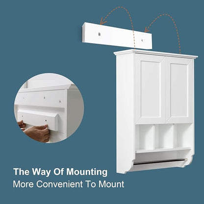 White Bathroom Wall Cabinet
