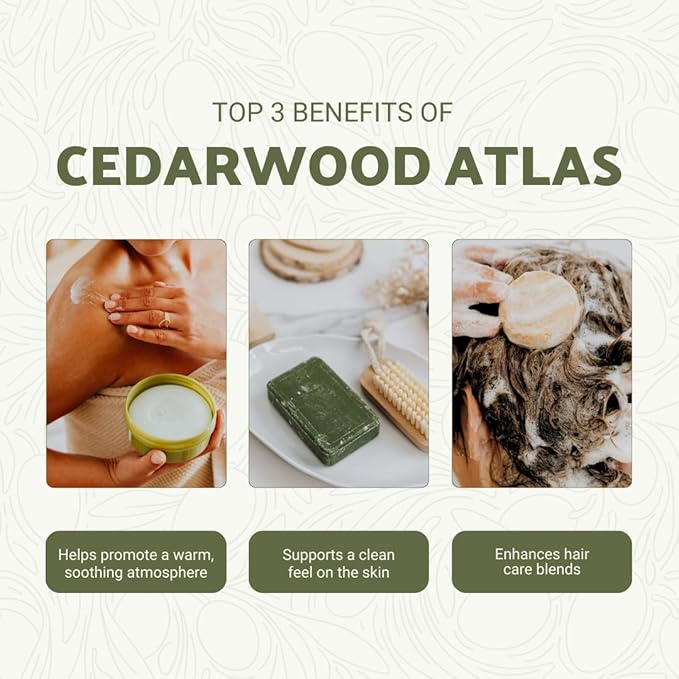 Pure Cedarwood Essential Oil