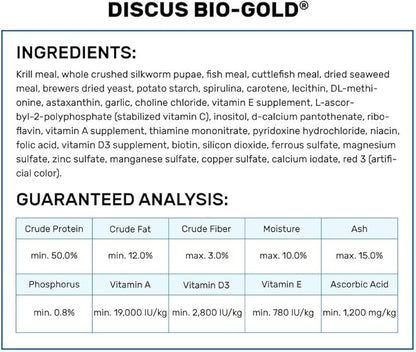 Hikari Tropical Discus Bio-Gold Fish Food, 2.82 oz (80g)