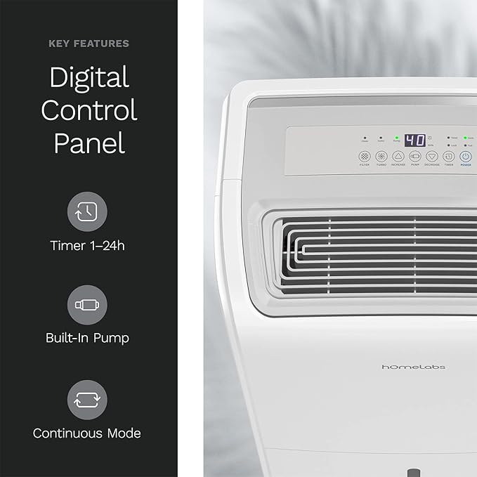 hOmeLabs Dehumidifier for Home, Basements