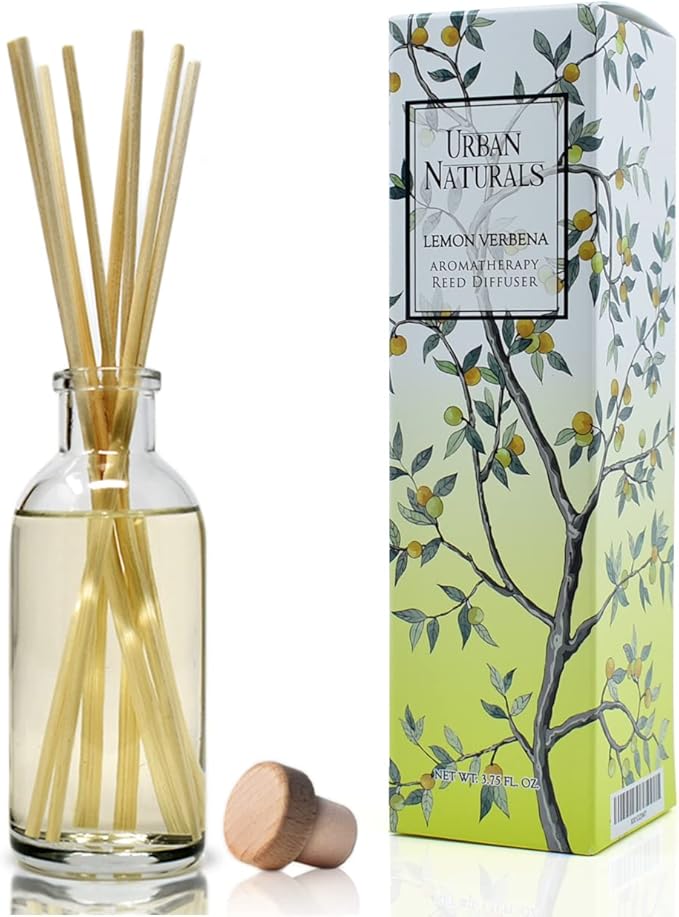 Urban Naturals Lemon Verbena Reed Diffuser Set