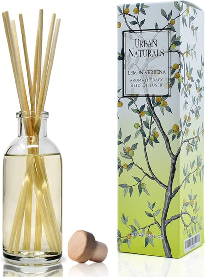 Urban Naturals Lemon Verbena Reed Diffuser Set
