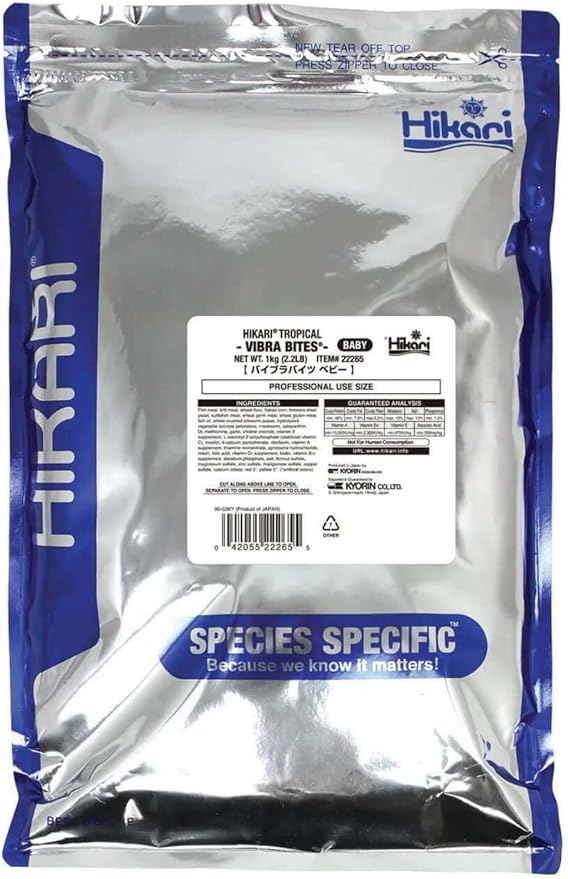 Hikari Vibra Bites Baby Tropical Fish Food, 0.18 oz