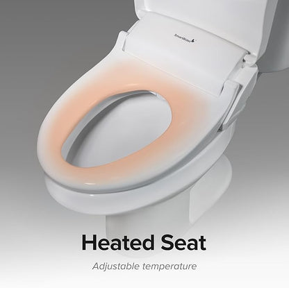 SmartBidet® SB-1200 Luxury Advanced Electric Smart Bidet Elongated White Toilet