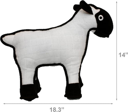 TUFFY® 2 Pack Pig Sheep Large Ultra Durable Plush Dog Toys | Multiple Layers & Reinforced Seams , Washable and Floats , Original Construction
