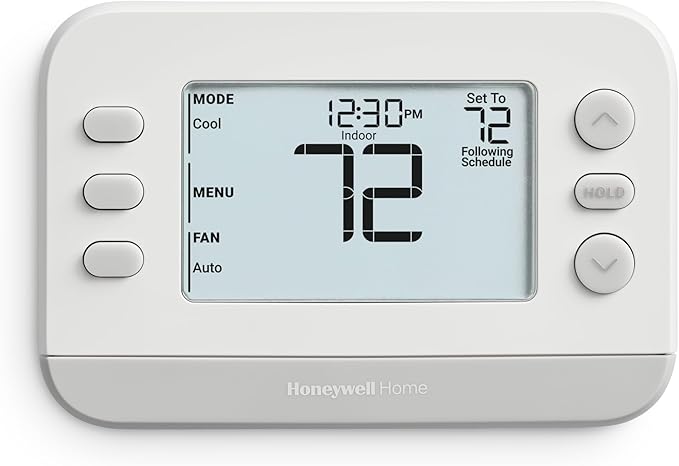 New! Honeywell Home Programmable Thermostat, Conventional/Heat Pump