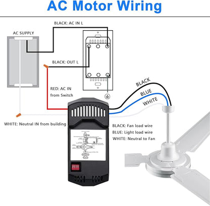 Ceiling Fan Remote Control Kit, Universal Ceiling Fan Remote Control Kit