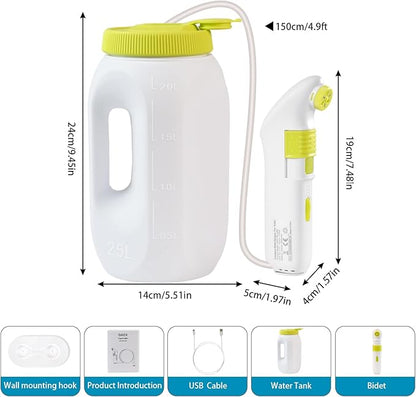 Portable Bidet for Travel，Handheld Electric Bidet Sprayer