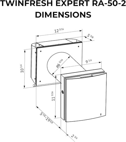 VENTS-US Twinfresh Expert RA1-50-2