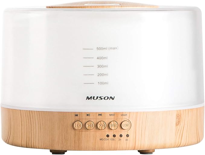 muson Essential Oil Diffuser Sound Machine Combo Diffuser