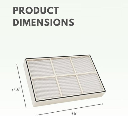 Nispira True HEPA Filter with 4 Pre-Carbon Filters Compatible with Whirlpool