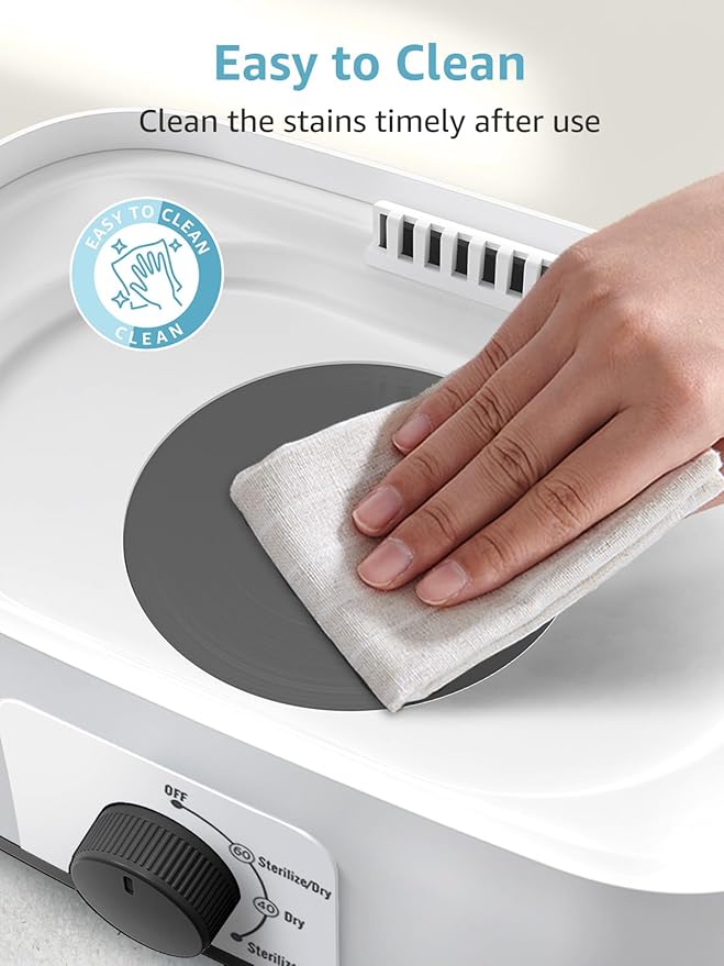Grownsy Adjustable 4 in 1 Large Bottle Sterilizer and Dryer, 8 Bottles Capacity