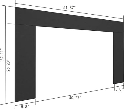 Trim Kit Designed for 43" Electric Fireplace Insert