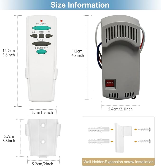 Hampton Bay Ceiling Fan Remote Control Kit,