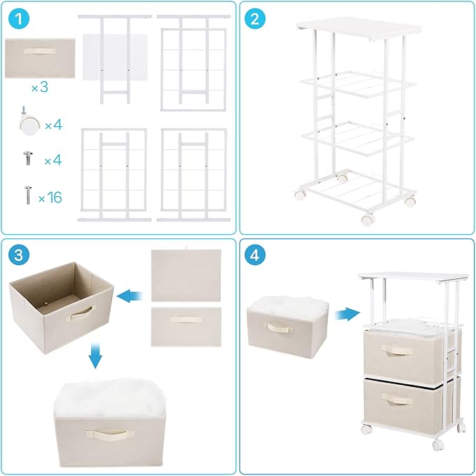 MAX Houser Dresser Tower with 3 Drawers